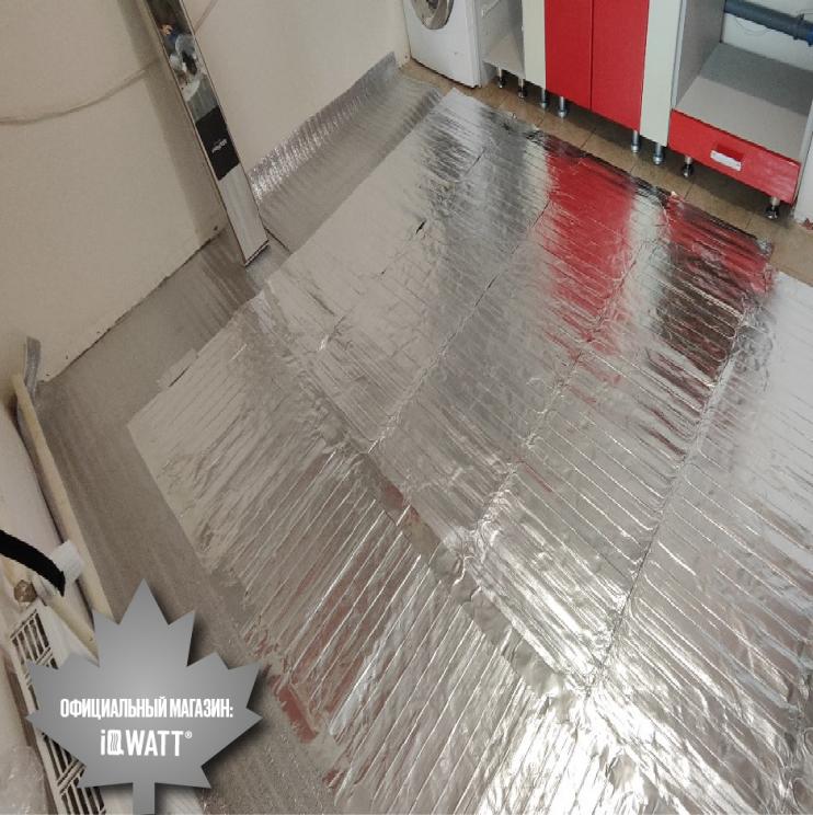 Ультратонкий греющий мат IQ LAMINATE MAT 150 Вт/м.кв - 7,0м²