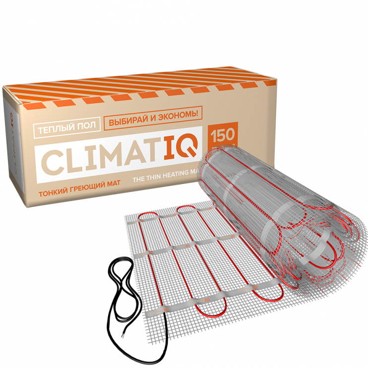 Тонкий самоклеящийся греющий мат CLIMATIQ MAT 5м²